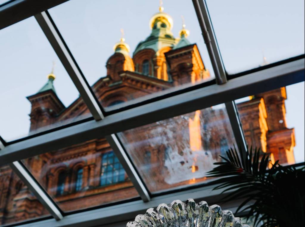 uspenskin katedraali ravintola sipulin ikkunasta
